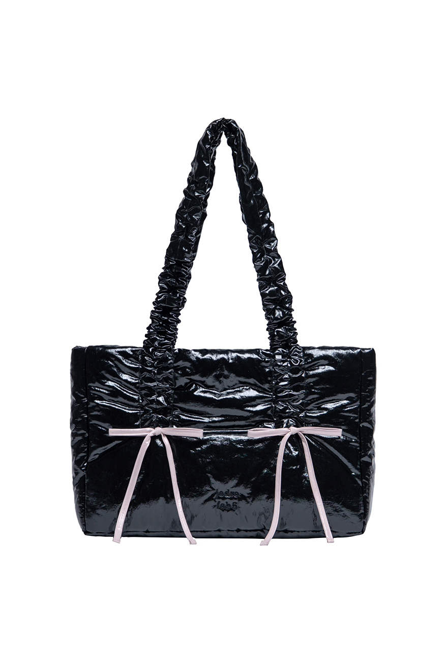 [silver, white, black 4/30 예약배송] Glossy Butterfly shoulder bag Large _4colors