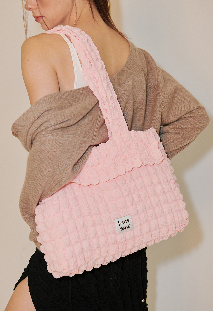 Croiffle shoulder bag_pink